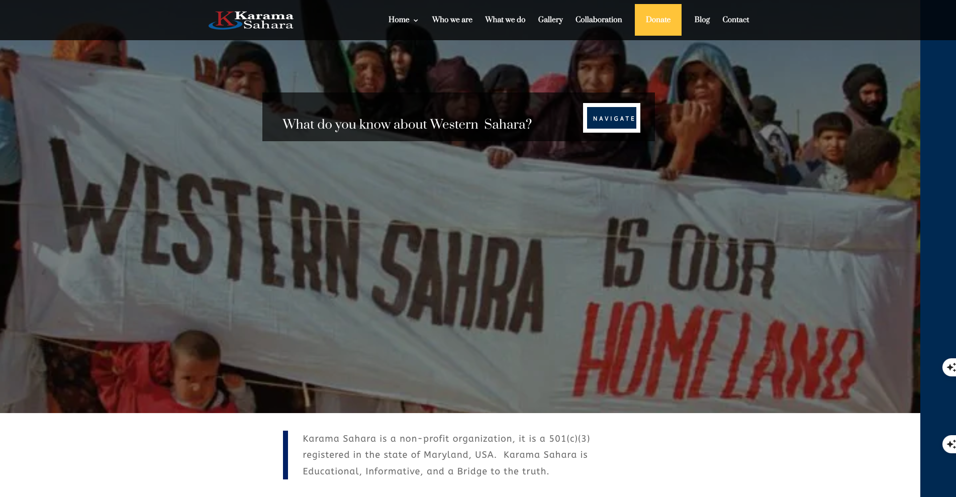 Responsive one-page website for a large-scale platform by Najat Allili